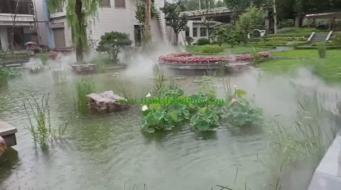 人工造雾设备：打造城市与自然融合的科技景观