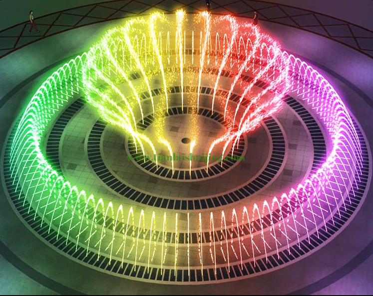 水景音乐喷泉平面布置：艺术与技术的融合实践